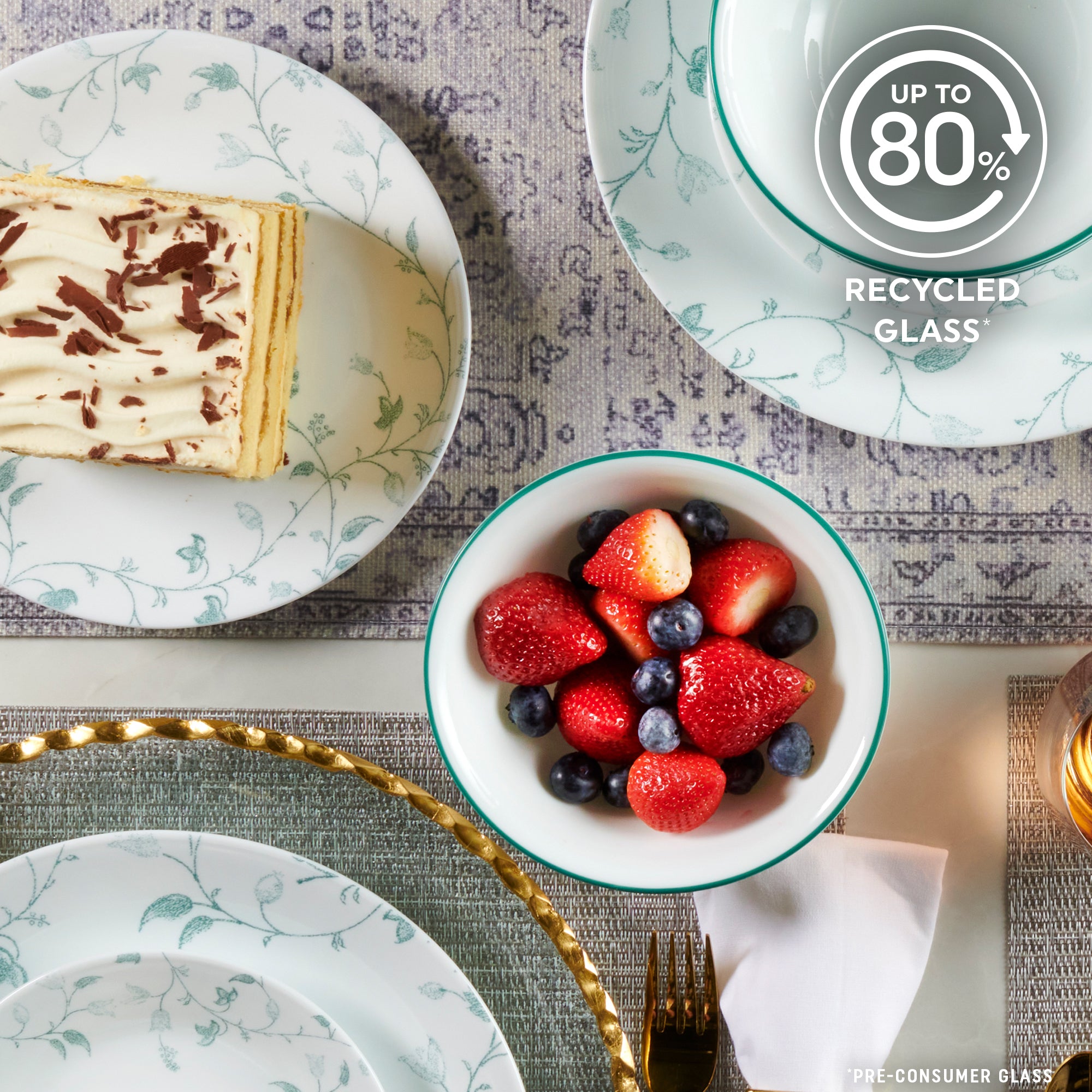 Corelle® Chambord 18-piece Dinnerware Set. Service for 6 - Image 5